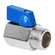 Кран шаровой Ledeme MINI L242-1/2MF 1/2", нар-вн, (30/180)