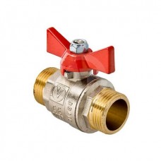 Кран шаровой Valtec 1" нар-нар бабочка BASE