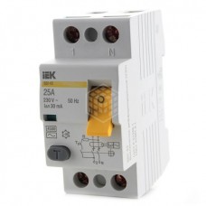 Устройство защитного отключения IEK ВД1-63 MDV10-2-025-030