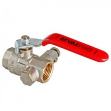 Кран шаровой Valtec, 3/4", вн-вн, BASE, с дренажом и водоотводчиком