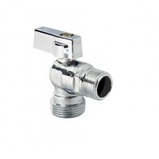Кран шаровой угловой 1/2х1/2 нар-нар для подк. с/т приборов BASE Valtec