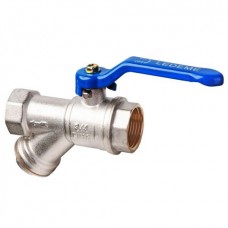 Кран шаровой ручка со встроенным фильтром Ledeme L221-1/2FF 1/2", (12/96)