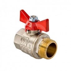 Кран шаровой Valtec 1" вн-нар бабочка BASE