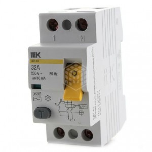 Устройство защитного отключения IEK ВД1-63 MDV10-2-032-030 Устройство защитного отключения IEK ВД1-63 MDV10-2-032-030