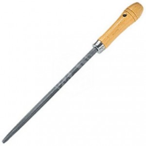 Напильник Сибртех, трёхгранный, деревянная ручка, 150 мм