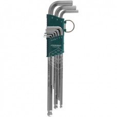Набор торцевых шестигранных ключей JonnesWay H06SA109S Extra Long, 1,5-10 мм, 9 предметов