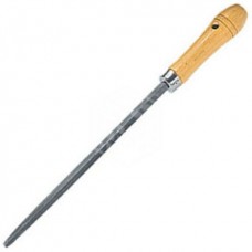 Напильник Сибртех, трёхгранный, деревянная ручка, 200 мм