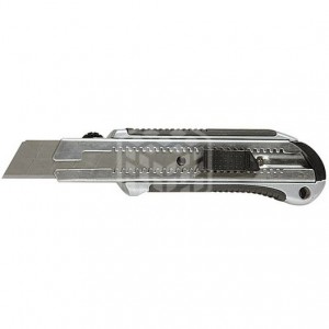 Нож Matrix 25 мм, выдвижное лезвие, усиленная металлическая направляющая