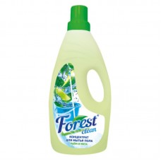 Концентрат для мытья пола Forest сlean Лайм и мята нейтральный запах, 1000 мл, зеленый