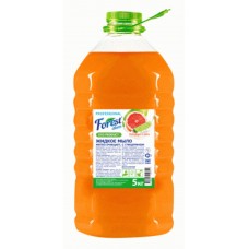 Жидкое мыло  Forest сlean   Грейпфрут и лайм, 5 литров,  ПЭТ