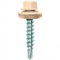 Саморез кровельный Daxmer, слоновая кость 1014 RAL, 4,8х29 мм, 250 шт