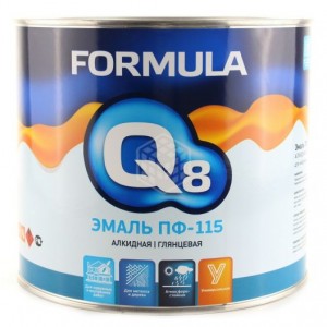 Эмаль Formula Q8 ПФ 115 желтая 1,9 кг