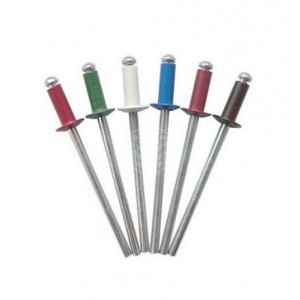 Заклёпка ZK-3,2х8, бирюзовая RAL 5021, 1000 шт Заклёпка ZK-3,2х8, бирюзовая RAL 5021, 1000 шт