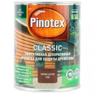 Пропитка Pinotex Classic, № 03 тик, 1 л