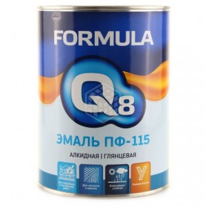 Эмаль Formula Q8 ПФ 115 ярко-зеленая 0,9 кг