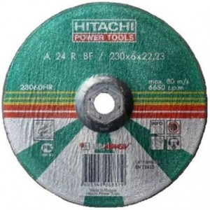 Диск обдирочный шлифовальный Hitachi, 230x6x22 мм