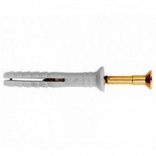 Дюбель гвоздь SM-L, 6х40 мм, с шурупом, Tech-KREP, <200 шт>