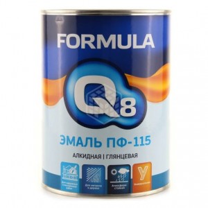 Эмаль Formula Q8 ПФ 115 белая 0,9 кг