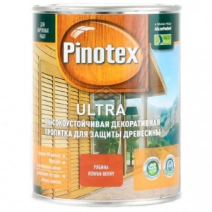 Пропитка Pinotex Ultra, № 23 рябина, 1 л