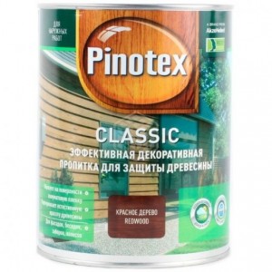 Пропитка Pinotex Classic, № 07 махагон (красное дерево), 1 л