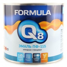 Эмаль Formula Q8 ПФ 115, чёрная, 1,9 кг